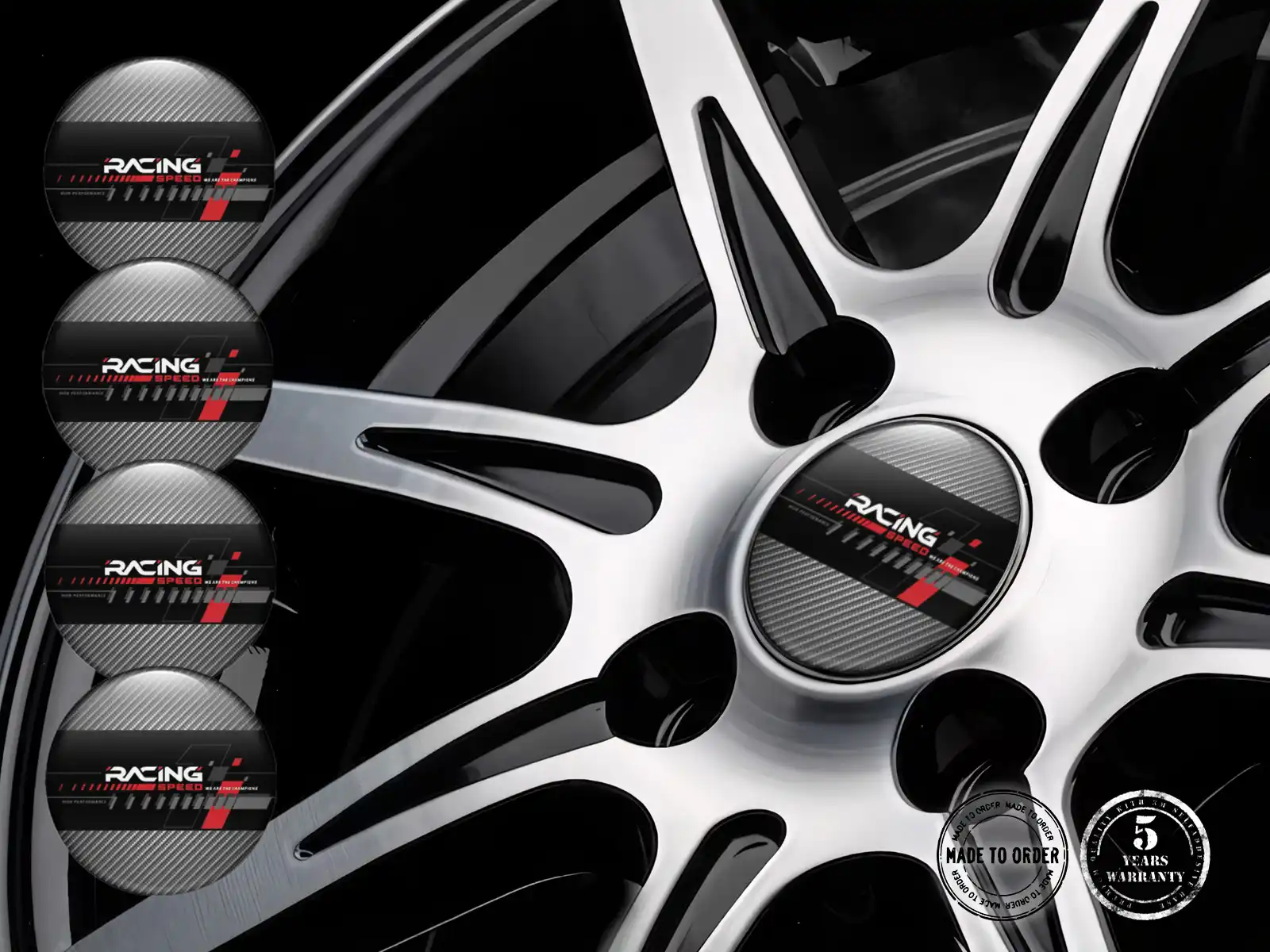 Domed sticker Sleek Finish High-End Labels